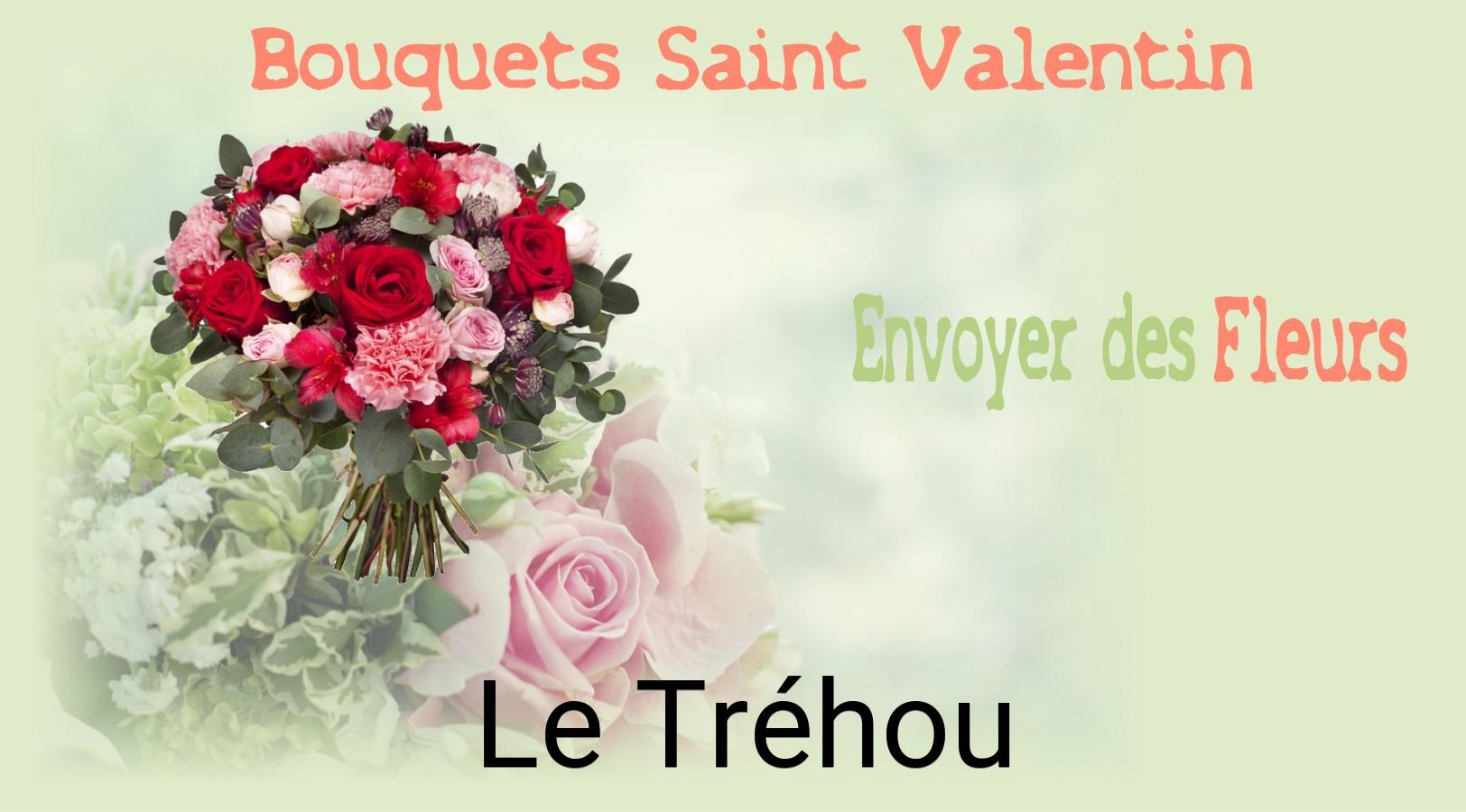 Roses de Saint-Valentin livrées à Le Tréhou